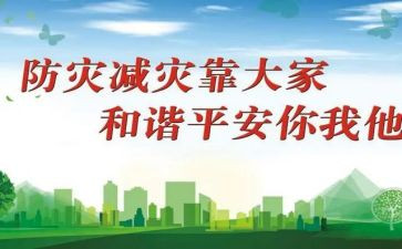 街办防灾减灾工作总结7篇