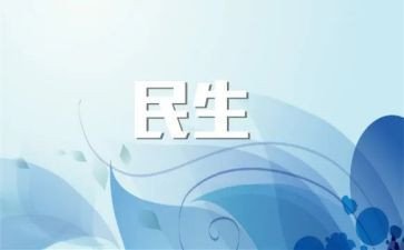 涉民生工作计划5篇