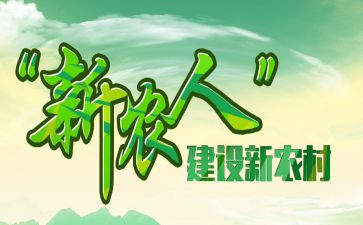 新农村建设调查报告6篇